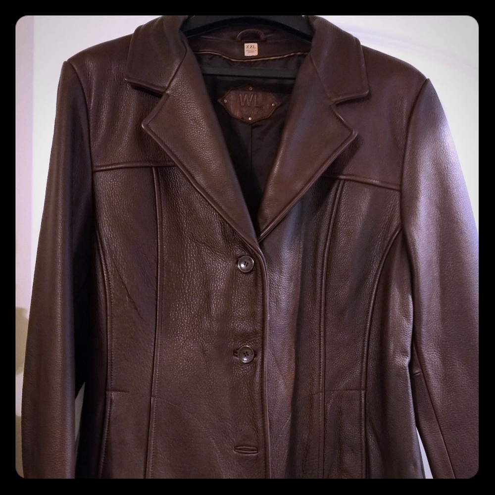 Wilson's leather blazer jacket